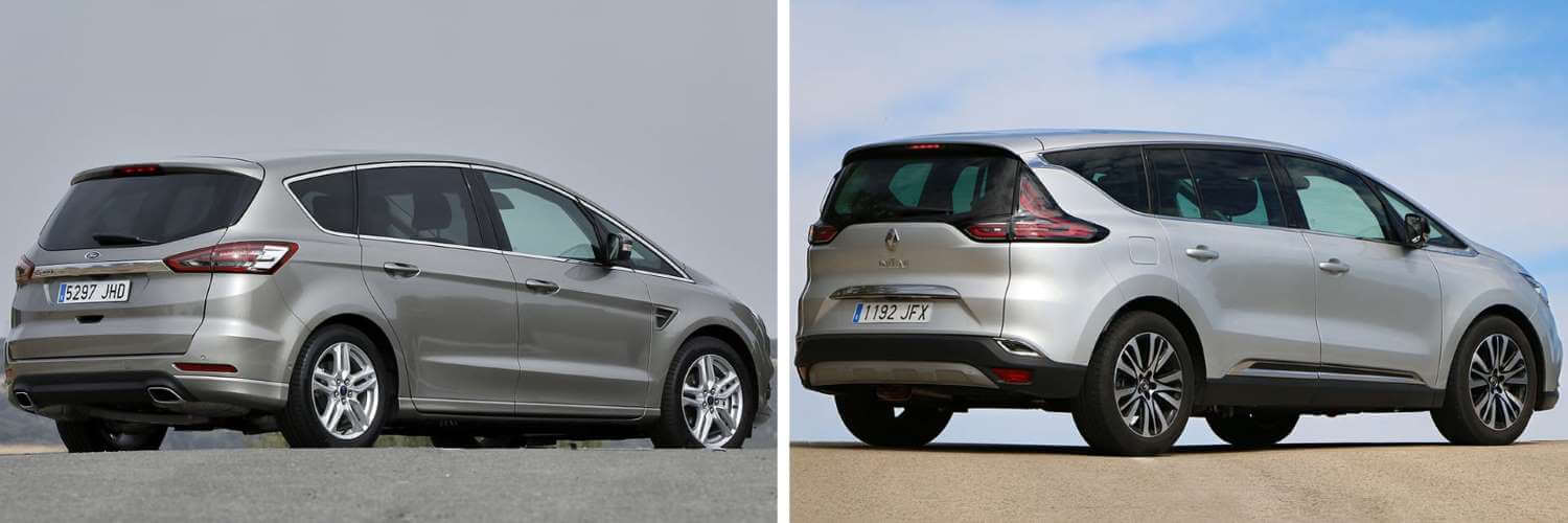 Comparativa Renault Espace vs Ford S-MAX