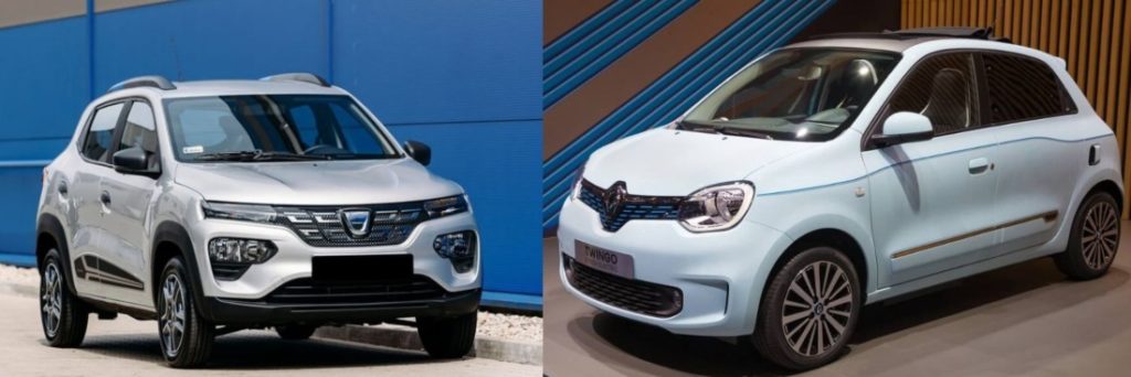 Dacia Spring vs Renault Twingo