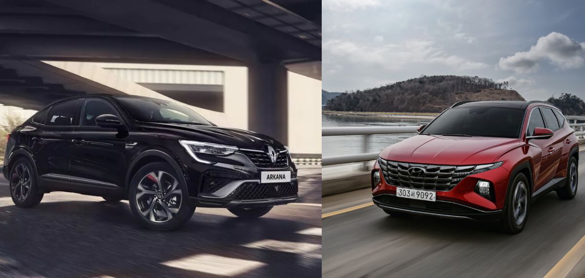 Comparativa: Renault Arkana vs Hyundai Tucson